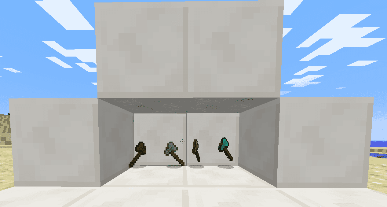 craftear hachas en minecraft